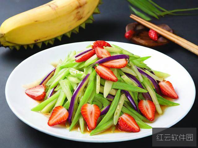 秋葵草莓茄子香蕉丝瓜榴莲绿巨人,一场跨次元的蔬果狂欢