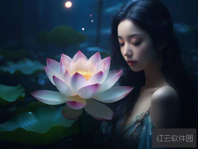 深夜绽放的莲花，女性自我疗愈的神秘时刻